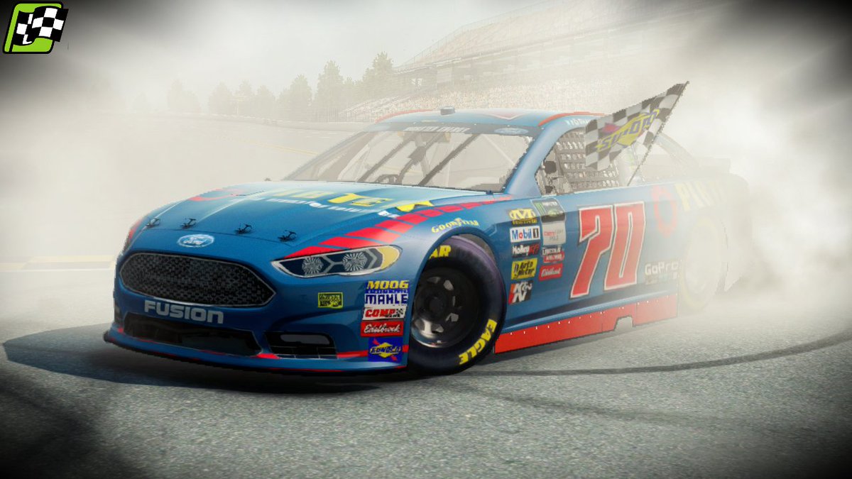 Shaun_Smith_70's tweet photo. NASCAR '15 Career:
@NASCAR #geico500 at @TalladegaSuperS 
Finished P1 !!! 😎🏁🏁🏁 https://t.co/nfE0k8ABou