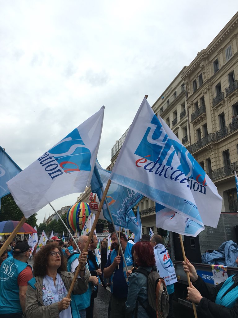 Manif de Marseille. Défense de la fonction publique ! #manif #22mai2018 #UNSA #UnsaEduc