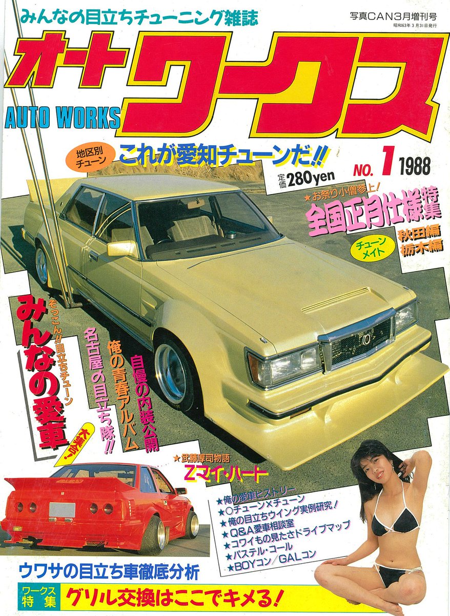 😎オートワークス創刊号（1988年）