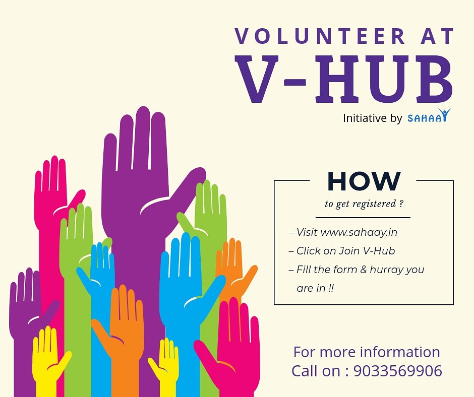sahaay_in's tweet photo. #Joinsahaay #VHub https://t.co/IyRU0JyNCh
