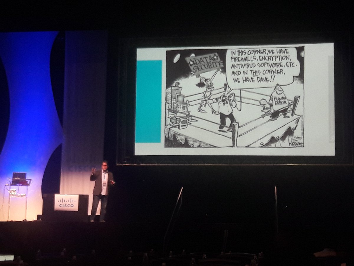 thinusswart's tweet image. &quot;We have to stop using users as scapegoats for our security failures&quot; - @jaysonstreet presenting at #itwebss2018