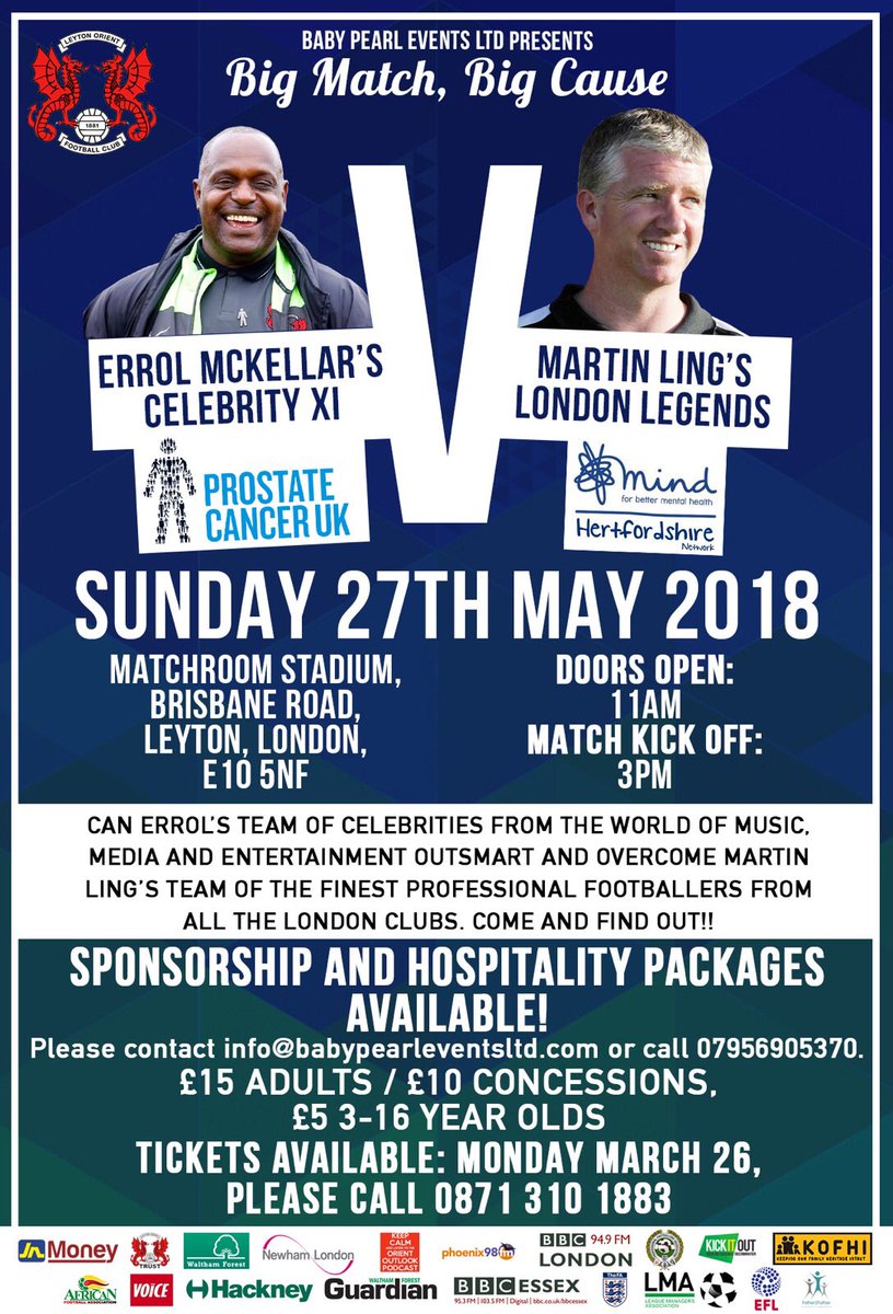 danshittu's tweet photo. I will be playing in Errol McKellar’s charity game this Sunday 27th May. Looking forward to it and is for a fantastic cause. #feedthebeast #thatswhatwedo #ProstateCancerUK #Football #BigManBeastingEveryoneOnThePitchAgain #HopefullyWontPullMyHammy #errolmckellar #martinling https://t.co/pzFVabxaFP