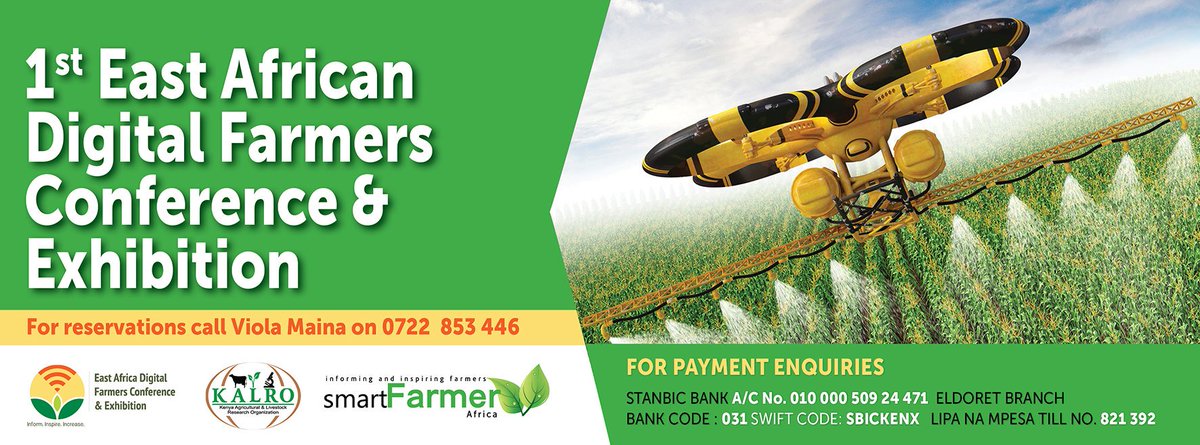 We are proud and pleased to welcome on board  <a href="/KeEquityBank/">Equity Bank Kenya</a> who have confirmed and paid up for their #Sponsorship participation in the <a href="/eadigitalfarmer/">EA Digital Farmer</a> Conference &amp; Expo, 29 - 31 May, <a href="/kalromkulima/">KALRO</a> Loresho. Karibuni sana cc <a href="/bmurgor/">Bernadette Murgor</a> @SmartFarmer_Mag