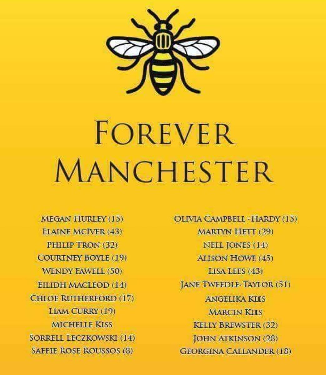 #forevermanchester #alwaysinourhearts #OneYearManchester