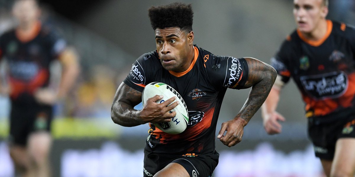 Saints have swooped to sign Fijian flyer Kevin Naiqama from Wests Tigers for the next three years. bit.ly/2s0E7Vn #saintsandproud