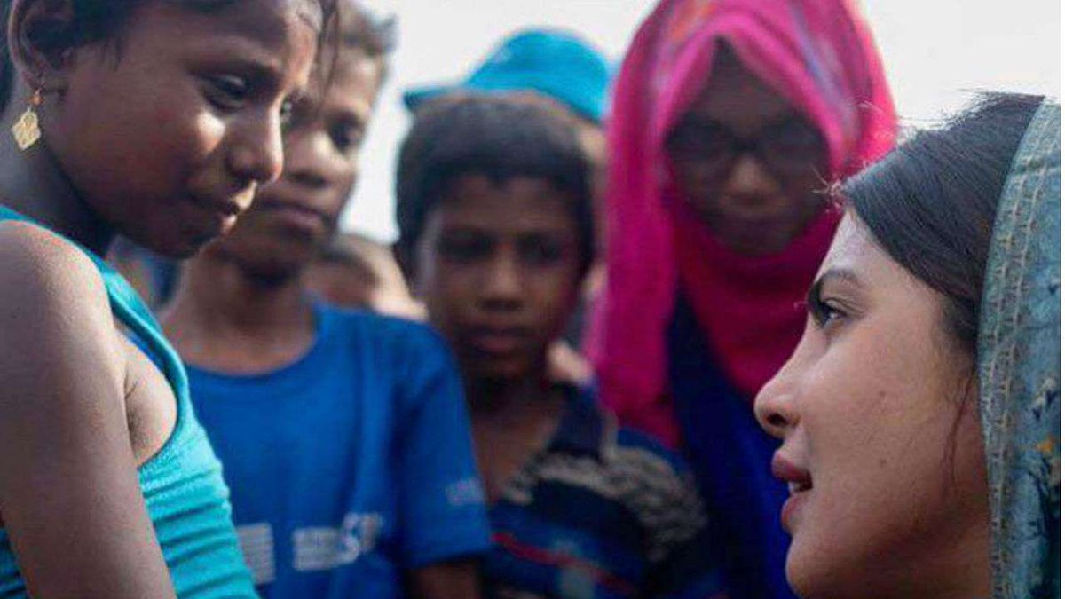 .@priyankachopra visits Rohingya camps in Bangladesh dnai.in/fra3 https://t.co/qFmGnrpz6S