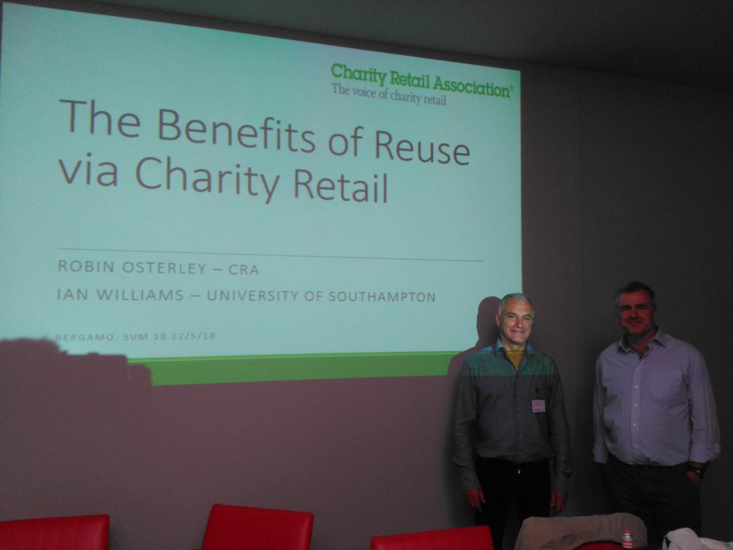 EnviroTaff's tweet photo. @CharityRetail @ROsterley @unisouthampton Reuse Day at #SUM2018 https://t.co/6avbICmMR3