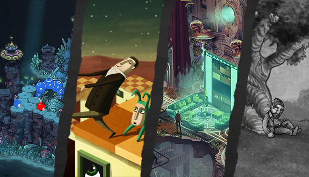Looking for unique #indiegames, where every frame is a painting that will tease your brain? Check out the Artful Puzzlers bundle, now available on <a href="/steam_games/">Steam</a>: store.steampowered.com/bundle/7233/Ar…

Including games by <a href="/TheBridgeGame/">The Bridge</a>, 
<a href="/thejumpsuits/">the jumpsuits</a>, <a href="/TheVisiontrick/">VISIONTRICK MEDIA</a> and yours truly!