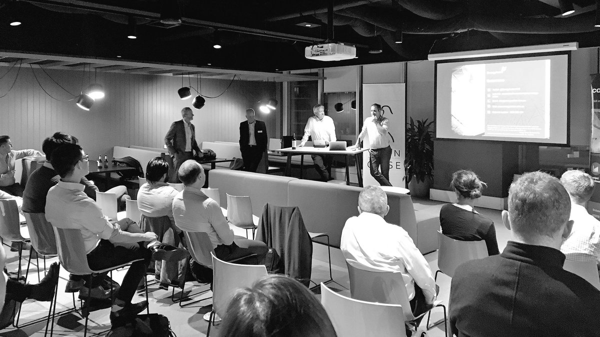 CIBSEANZ's tweet photo. Fantastic &amp; interactive Q&amp;A session at the @CIBSE NSW seminar, batteries (not) always included. Thank you to all our presenters, our fantastic hosts @WSP_ANZ in Sydney and our sponsors @constructiverec #renewableenergy #alwayslearning #seeyouagain https://t.co/KoAwjI3jWt