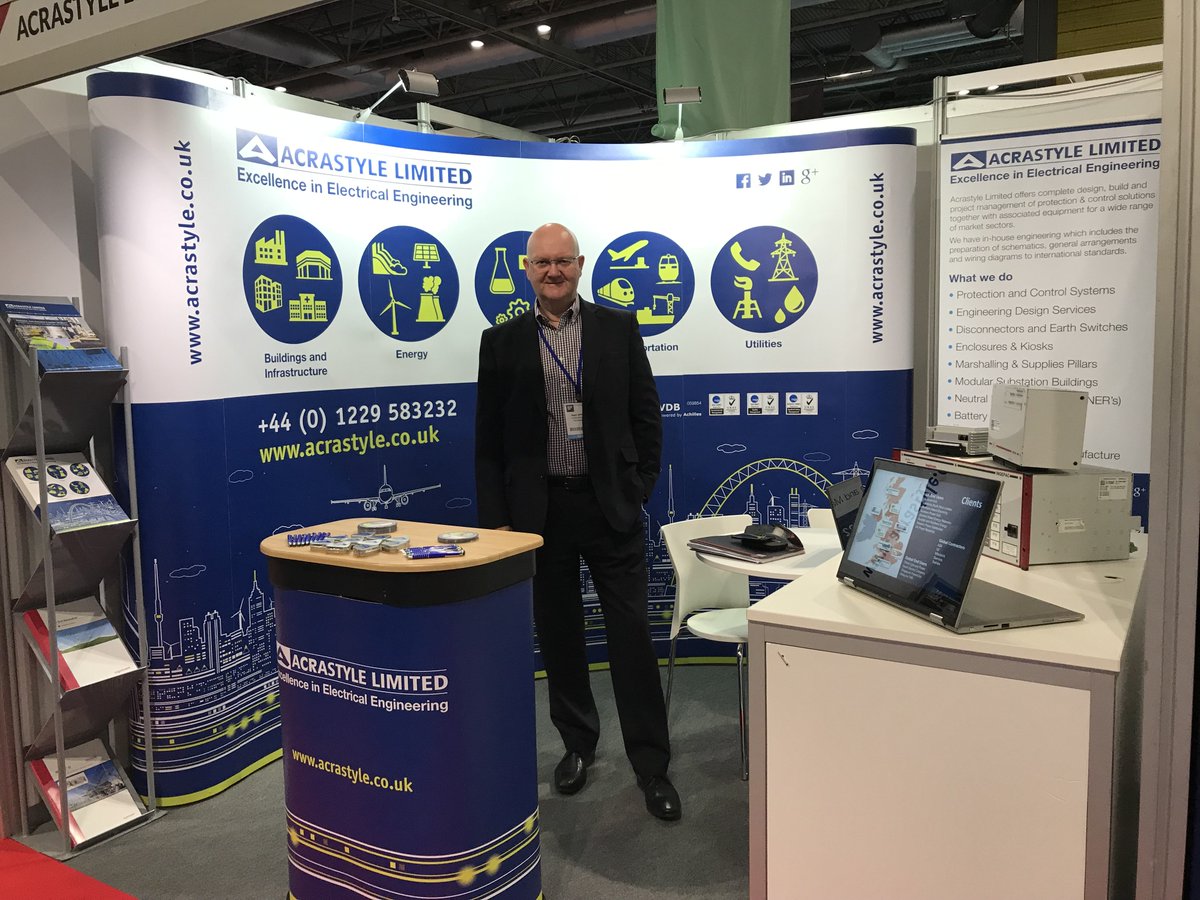 Acrastyle's tweet photo. Two of our team, Nigel &amp; Neha our representing Acrastyle Limited at @UtilityWeekLive at the #NEC today and tomorrow. The stand is all set up and ready to go! If you're down there, come and say hello! #UtilityWeek2018 #Acrastyle https://t.co/WpSZvqJIxT