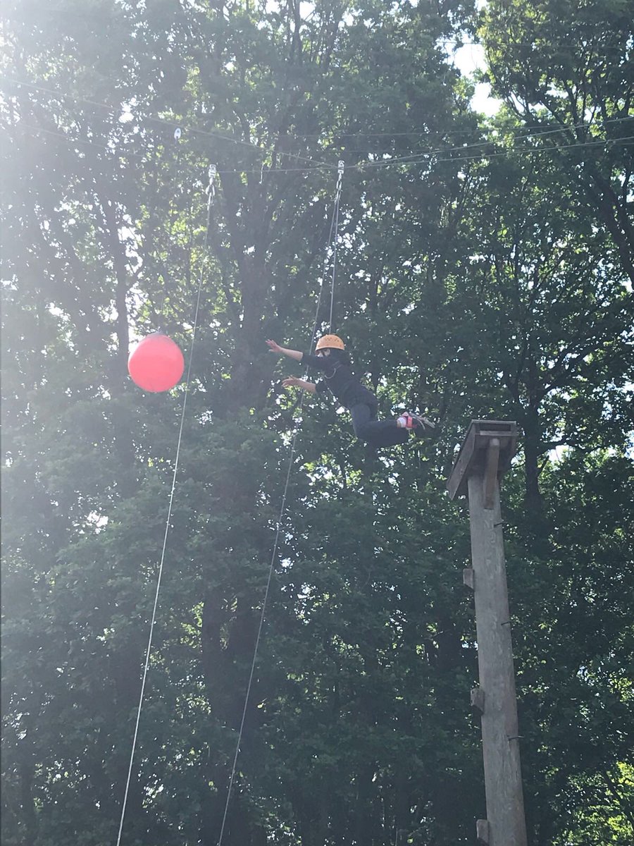 Bishopgilpinschool Is Climbing Up Something Really High And Jumping Off Your Idea Of Fun Mine Neither But Our Year 5 S Seem Very Good At It Pgltravel Bg Pgl Trapeze T Co A6sbv3xxcp