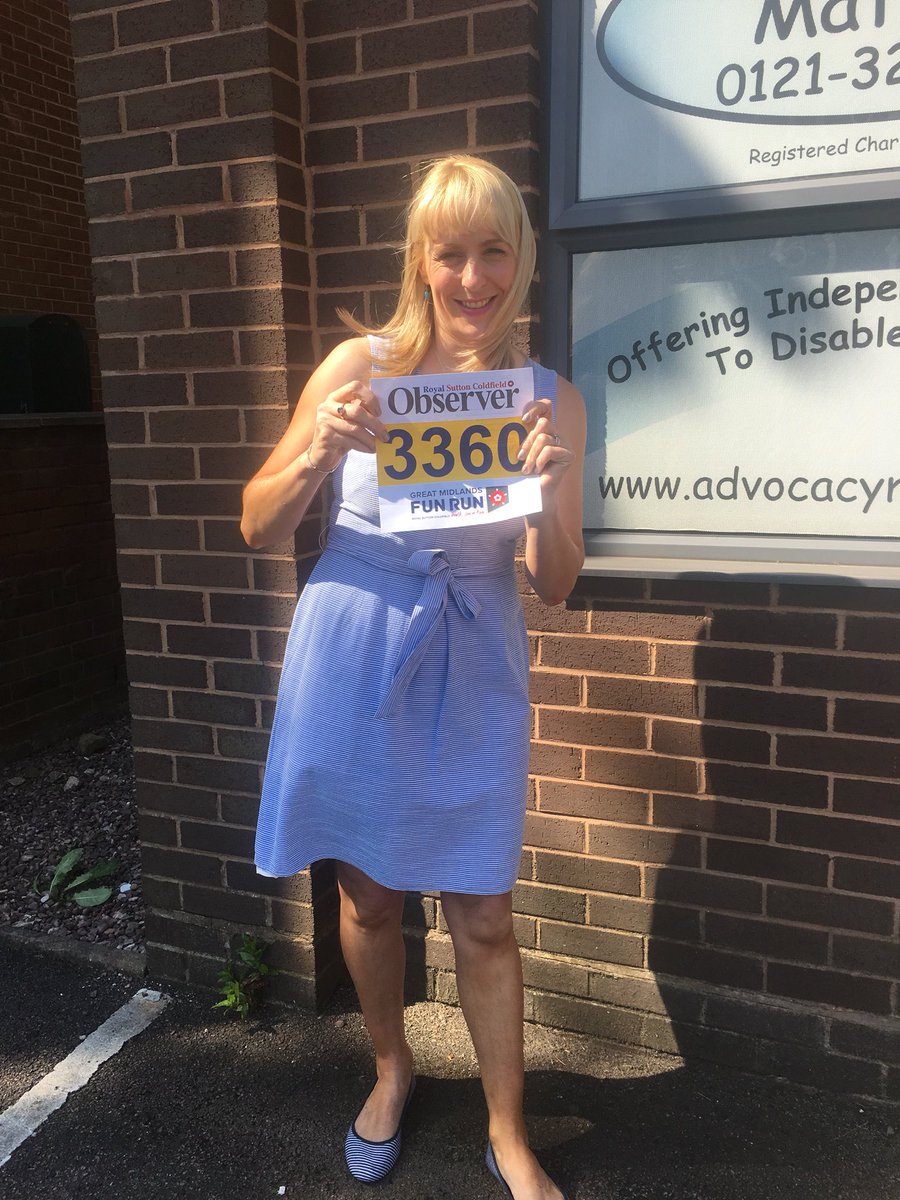 It’s official no going back now! @greatmidsfunrun in less than 2 weeks. Please sponsor me to support the vital work of Advocacy Matters to help us continue safeguarding and empowering vulnerable people. #AdvocacyMatters #charitytuesday