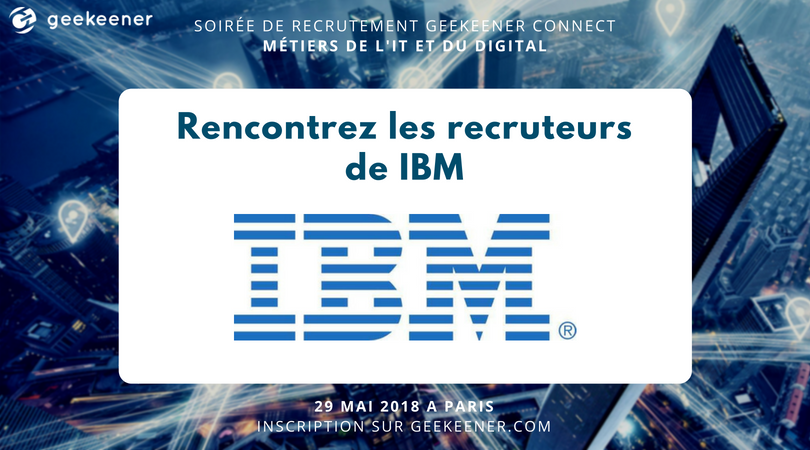 tekkitIo's tweet photo. Durant la soirée de #recrutement @geekeener qui se tiendra le 29 mai sur les métiers de l’#IT et du #digital, venez retrouver @IBM_France 👉 https://t.co/wuRfzLZ9pm https://t.co/7AqvQCZ2nO