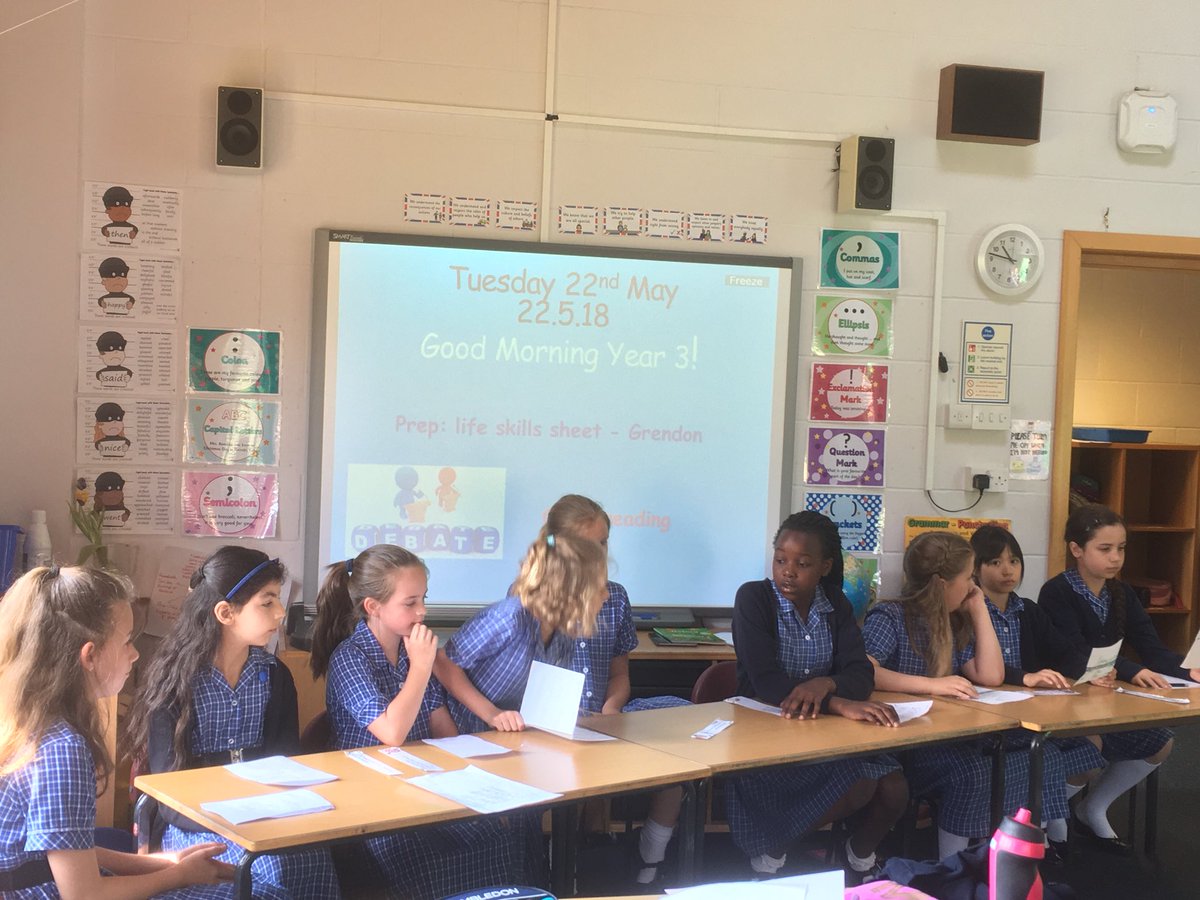 NHSJuniorSchool's tweet photo. ‘Prep should be banned’ the debate has started! #debatingday https://t.co/KDERH8JCLK