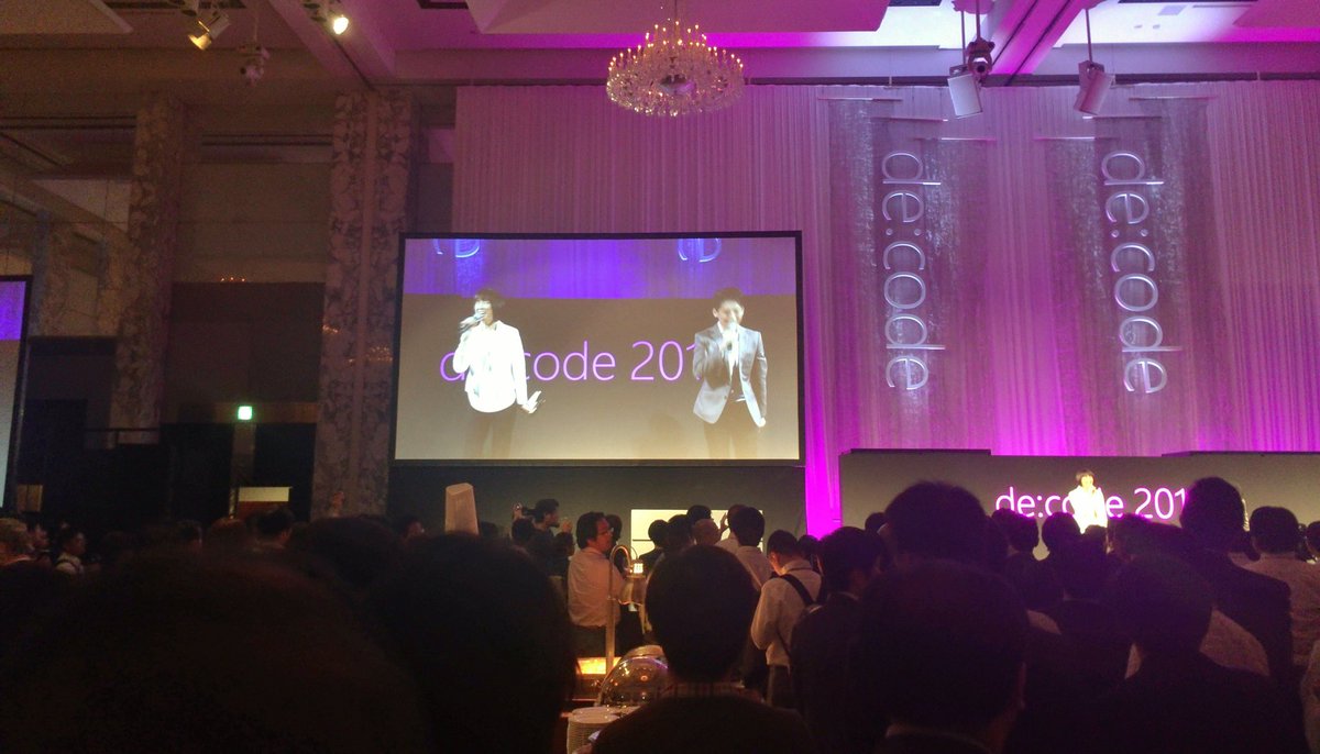 LimgTW's tweet image. 夜の部開始ー #decode2018