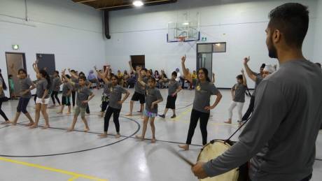 CBCManitoba's tweet photo. Winnipeg bhangra teacher 'mesmerized' by excitement of students learning about Punjabi culture through dance https://t.co/pkjm3hrXLJ https://t.co/ZZBzgpLHLJ
