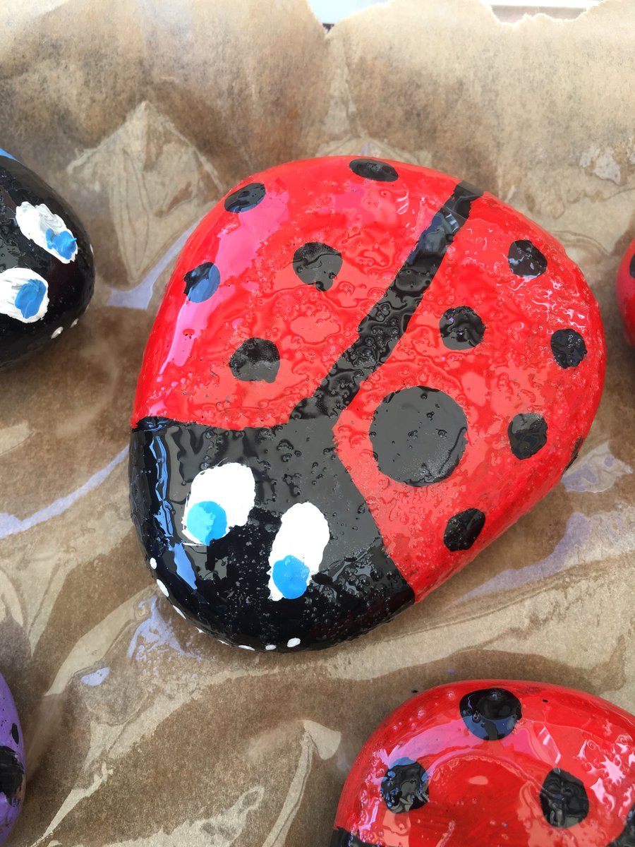janiejus's tweet photo. My foster son, 9 created this beautiful #BeMyRock to raise awareness of fostering. The dots on this ladybird represent all the foster carers he has had in just 1 year in care, with the big dot representing me. #fostering #FosterCareFortnight #childrendeservebetter #nomoredotsonme https://t.co/ZiXbvSfpzA