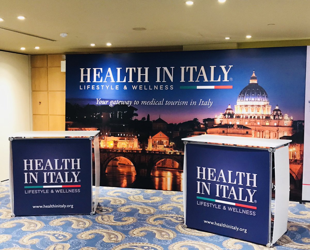 HealthinItaly's tweet photo. #healthinitaly is present at #IMTJSummit2018 @imtjonline #MedicalTourism #medicaltravel @HealthinItaly #wellness #italy https://t.co/KE9CzxiHY0