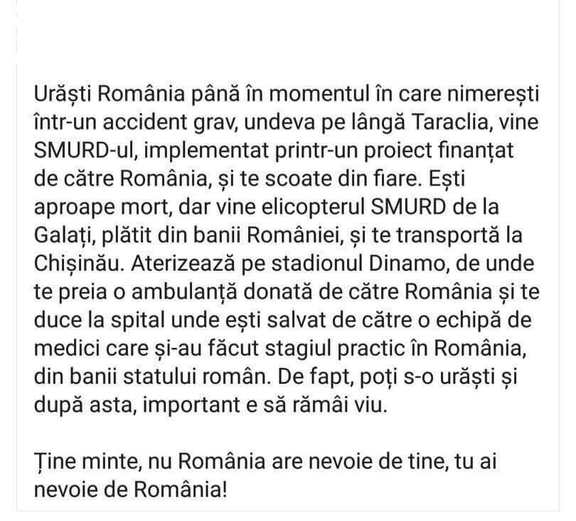 Unirea_ODIP's tweet photo. Nu România are nevoie de noi, noi avem nevoie de România! https://t.co/Um6OmOrvfY