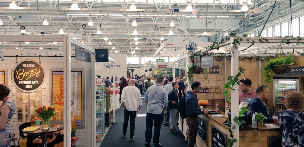 Fab vibe at the @Eurocoffee_expo today seeing the latest trends and #innovations within the industry! ☕ #EuroCoffeeExpo