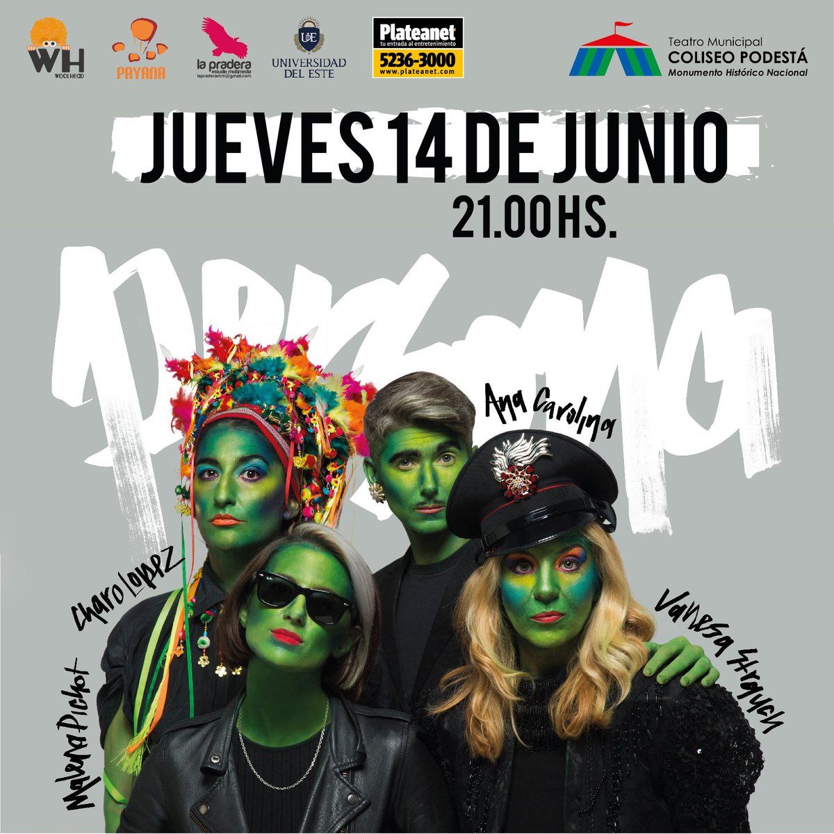 PayanaEventos's tweet photo. #Sorteamos entradas para ver a #Persona el 14 de junio en #LaPlata!!💪 Para participar Dale RT y seguinos!!🤘 https://t.co/k1dFYaq3rT