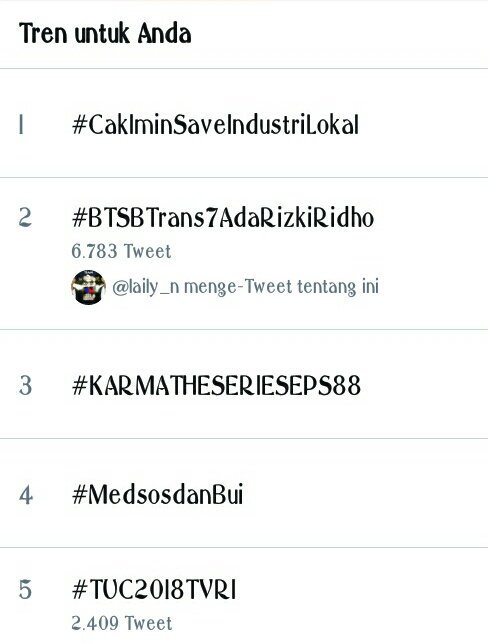 TTI 2 HASTGNYA <a href="/DA2_Rizki/">Rizki 2{R} Real</a> <a href="/DA2_Ridho/">Ridho 2{R}</a> DI ACARA BUKAN TALK SHOW BIASA <a href="/TRANS7/">TRANS7</a> #BTSBTrans7AdaRizkiRidho