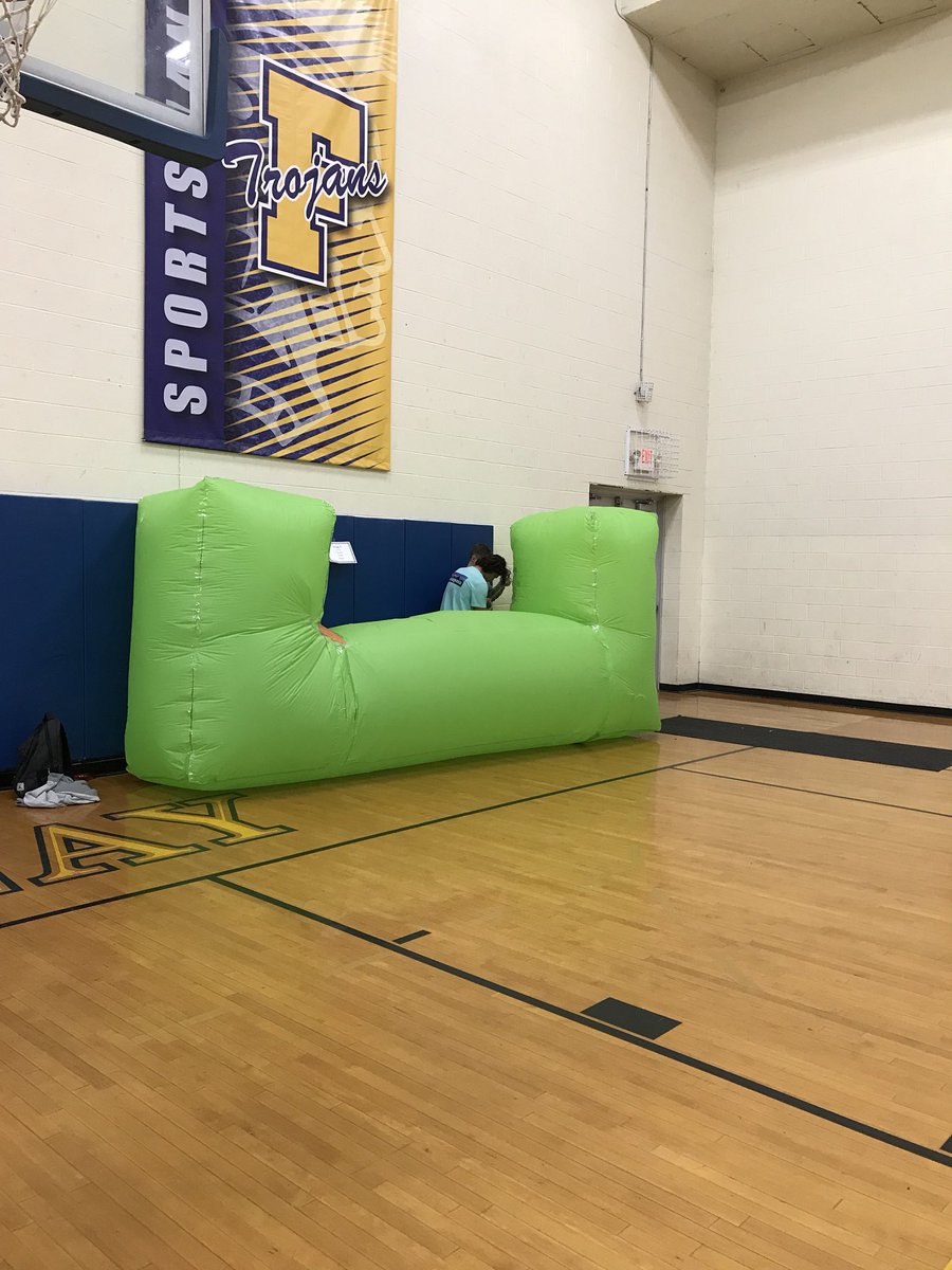 kouwenga's tweet photo. It may have taken solving radical equations, but the giant inflatables were amazing.  More pictures to come.  #FCSIncubator https://t.co/7KMw3Bx6Pf