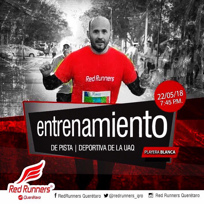 redrunners_qro's tweet photo. #Entrenamiento #Martes #PlayeraBlanca #Pista #Series #Velocidad #Fuerza #FrecuenciaCardiaca #Plan9Millas #RitmoControlado #ÚneteALaRed #MásRojosQueNunca https://t.co/GXWlStDETf