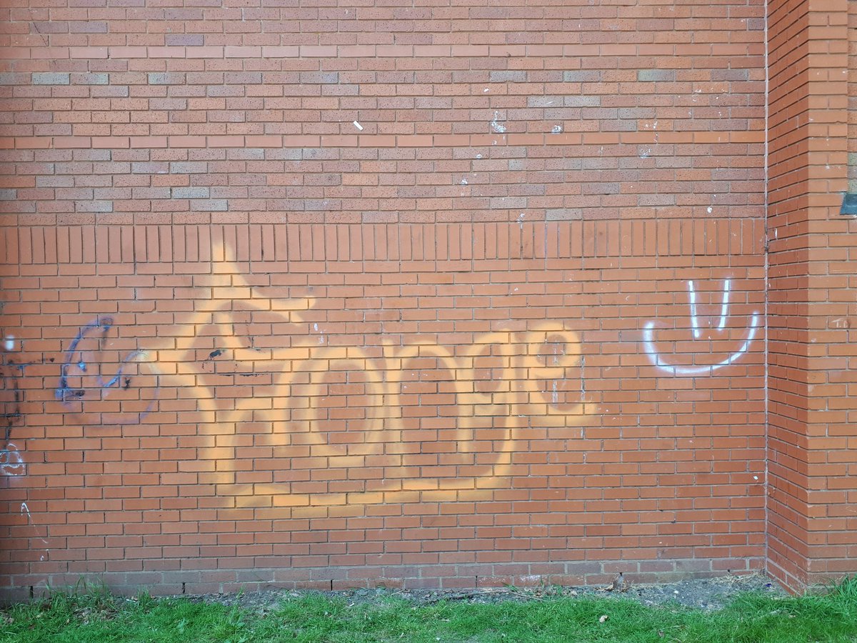 WarwickCops's tweet photo. With the help of a member of the public #Gonge has been identified. Interviewed and admitted  responsibility for the #graffiti spree in #warwick 
We'll liaise with local council re reparations, but the reign of Gonge is over. #GongeIsGone
#heretodayGongetomorrow https://t.co/zdJsS9Yf88