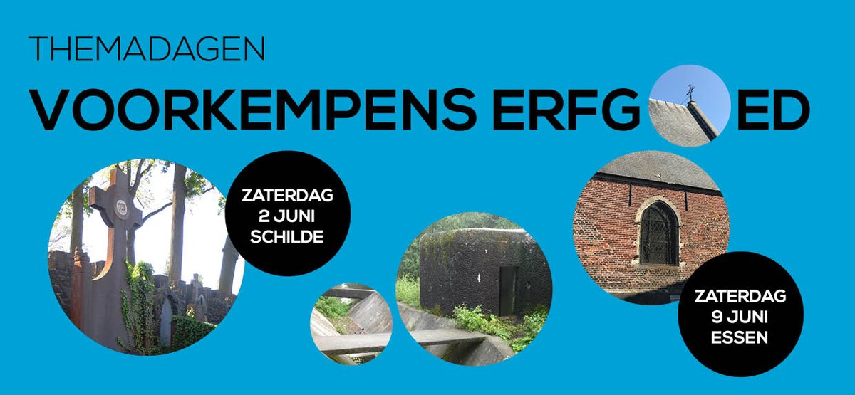 Gefascineerd door het erfgoed van de Voorkempen? Kom dan je licht eens opsteken bij de Themadagen Voorkempens Erfgoed in @2970schilde en @GemeenteEssen op 2 en 9 juni. 
Meer info: erfgoedvoorkempen.be/themadagen-voo…