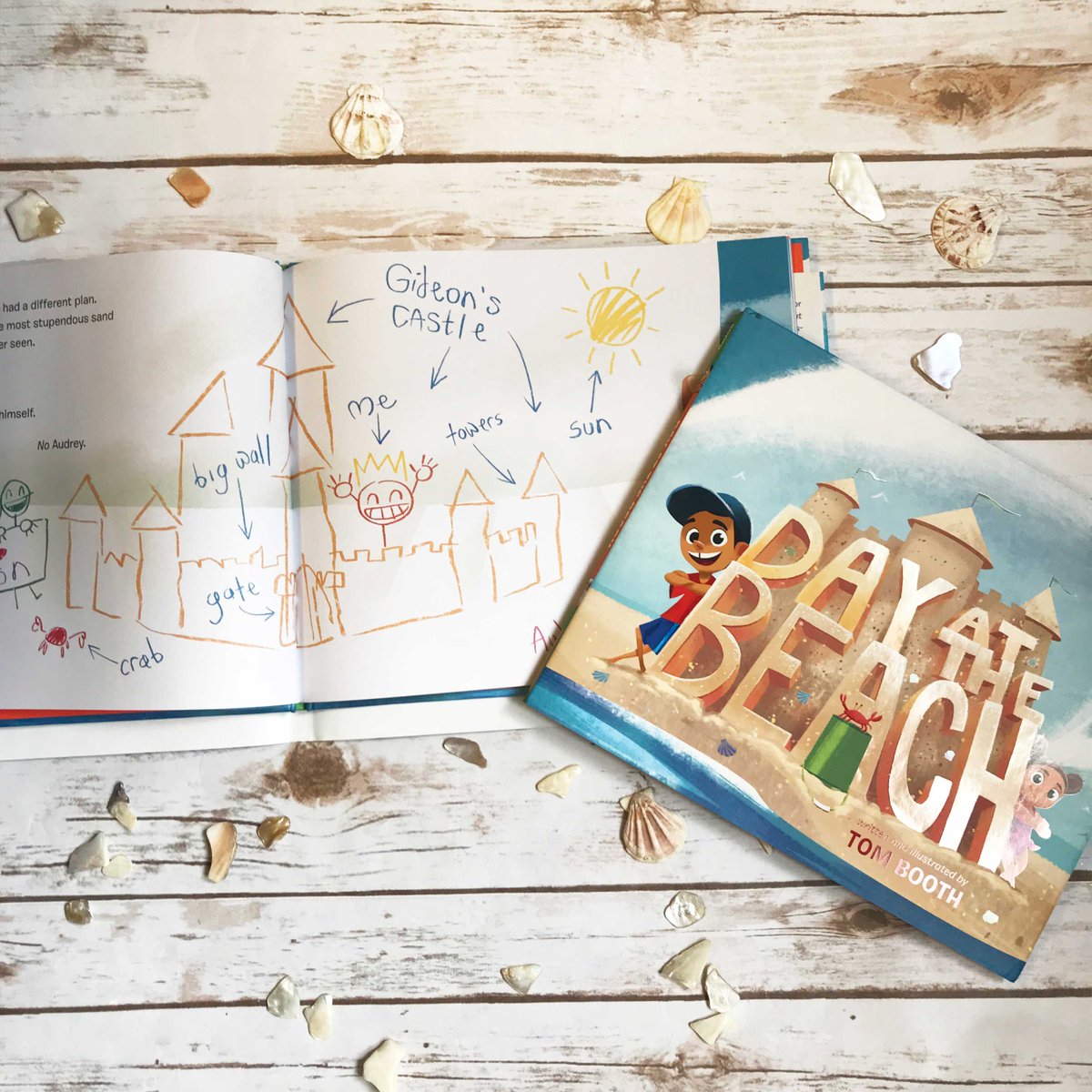 JeterPublishing's tweet photo. Congratulations to Tom Booth (@TallTomsTales) for the wonderful story and engaging illustrations in Day at the Beach! Pick up your copy today https://t.co/a3rIktYjBP @SimonKIDS #JeterPublishing https://t.co/XFyRBDWOBG