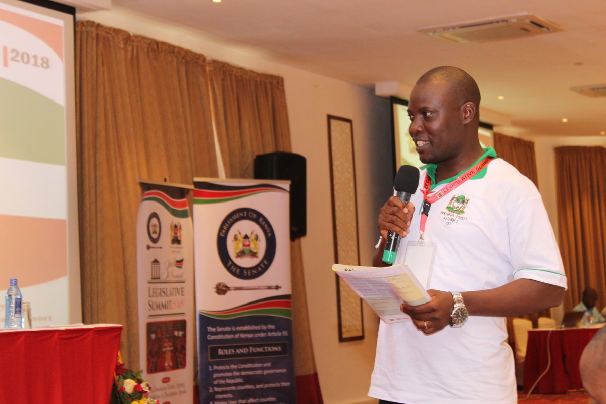 KakamegaBunge's tweet photo. Senators challenge MCAs to effectively carry out their constitutional mandate.Senator Ongeri engages County Legislators to oversight Governors without fear as @CAFKENYA 3rd Annual summit enters day 2 in Mombasa #LegSummit2018
@Senate_KE
@NAssemblyKE
@WilliamsRuto
@LAPFUND https://t.co/mHlZfHXMY8