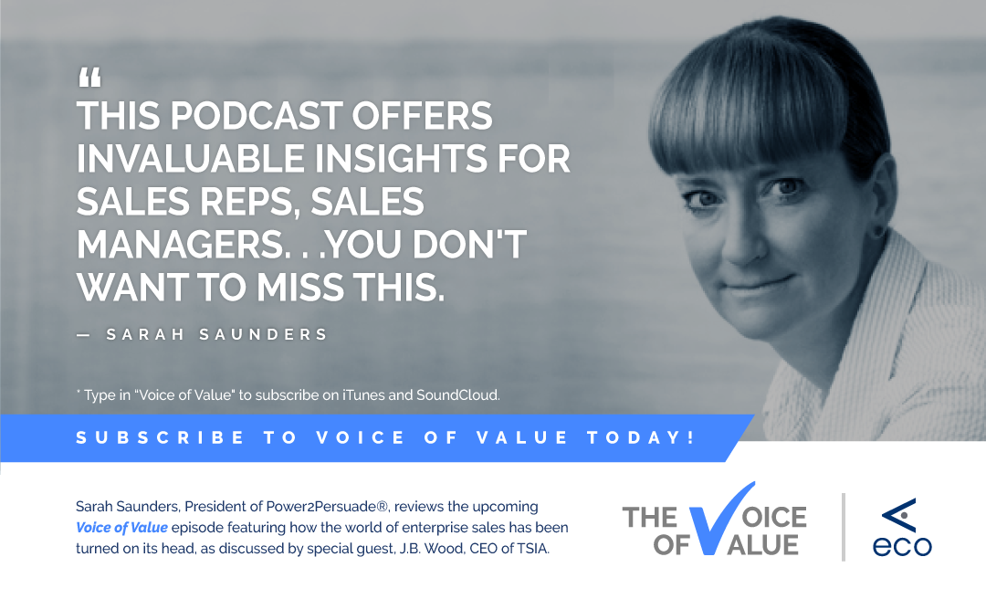 VMO_Team's tweet photo. Have you subscribed to the #VoiceofValue hosted by Chad Quinn?  You're not going to want to miss the next episode with J.B. Wood, CEO of Technology Services Industry Association (TSIA). #Sales #B2BSales

Subscribe today https://t.co/f3QiGox1zt and https://t.co/UXLuUA4IxG https://t.co/CvjODu0X2m