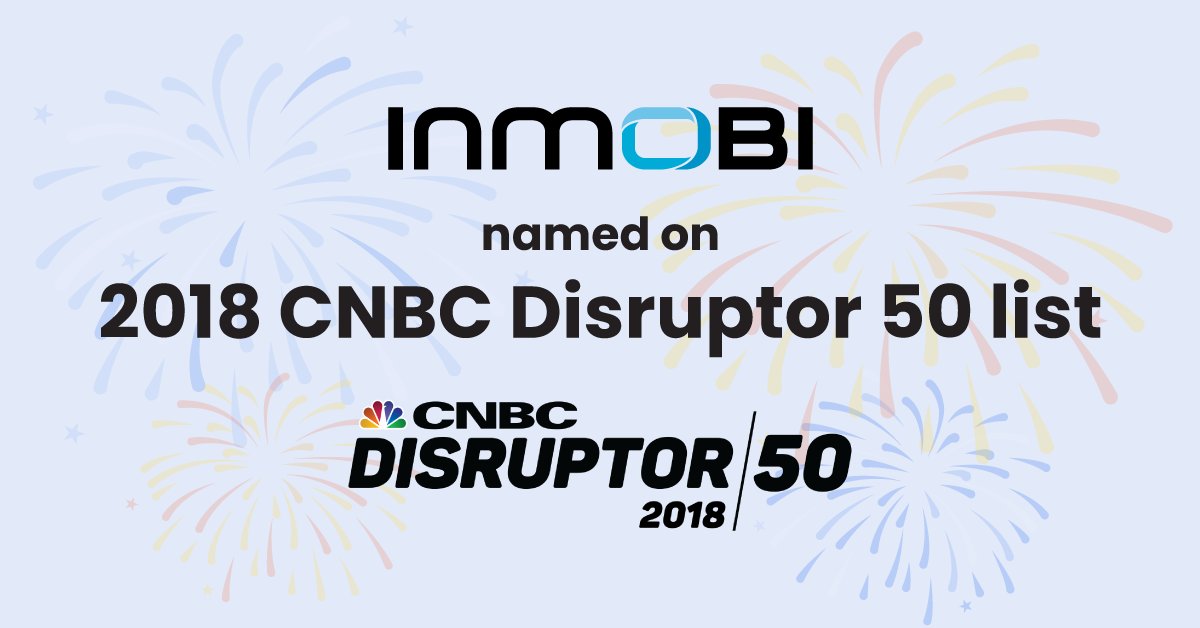 InMobi (@inmobi) on Twitter photo Of the thousands of private companies out there, we’re humbled to be listed by <a href="/CNBCDisruptors/">CNBC Disruptors</a> as one of the 50 most disruptive businesses in the world! #Disruptor50 cnb.cx/2x2WiPN Of the thousands of private companies out there, we’re humbled to be listed by <a href="/CNBCDisruptors/">CNBC Disruptors</a> as one of the 50 most disruptive businesses in the world! #Disruptor50 cnb.cx/2x2WiPN