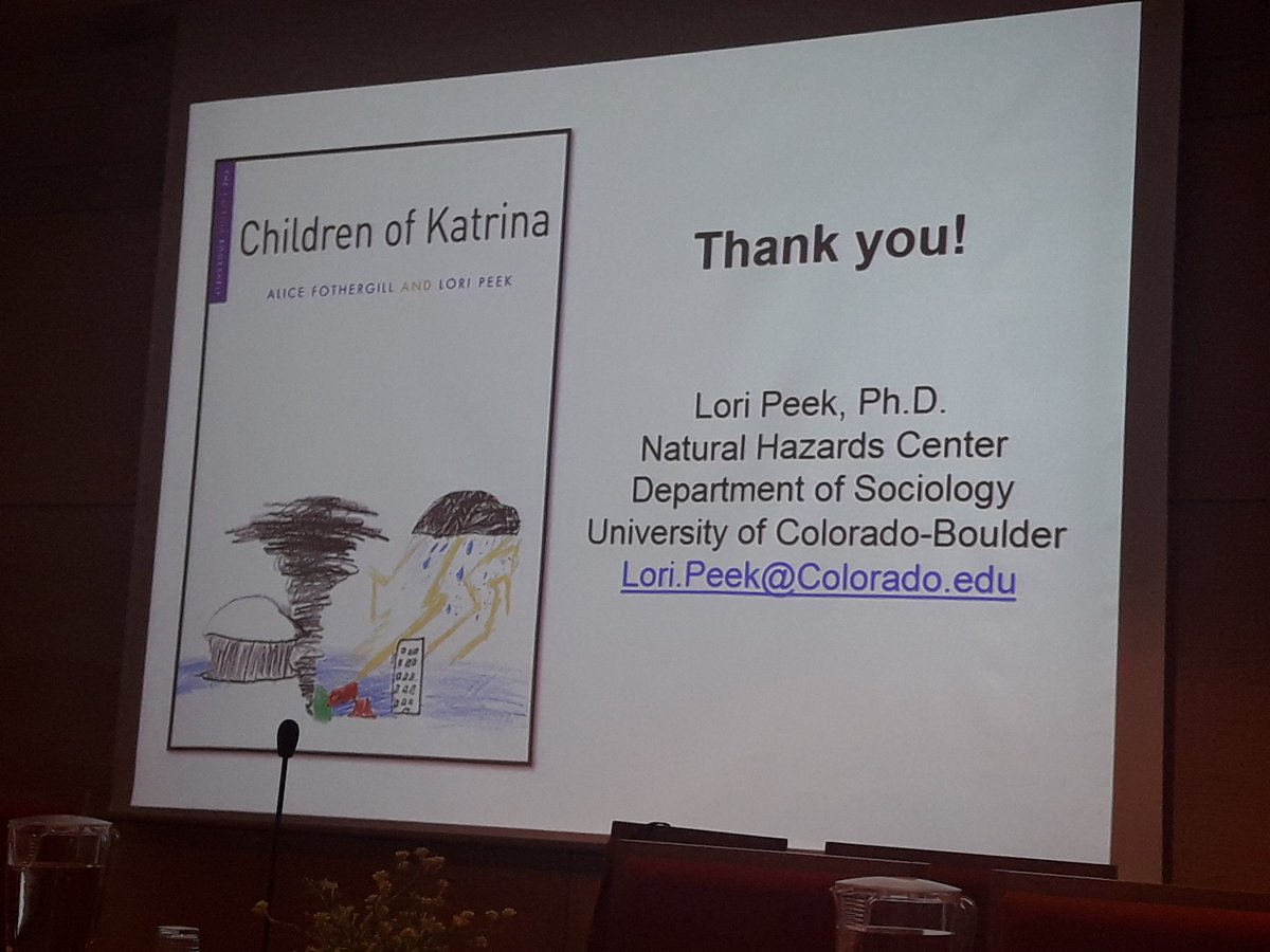 PacoMartNT's tweet image. &quot;Children of Katrina&quot; excelente ponencia de Lori Peek y un libro que todo gestor de emergencias debería   leer para conocer la importancia de niños y jóvenes en la gestión frente a desastres #resiliencia #CUIDARFinale