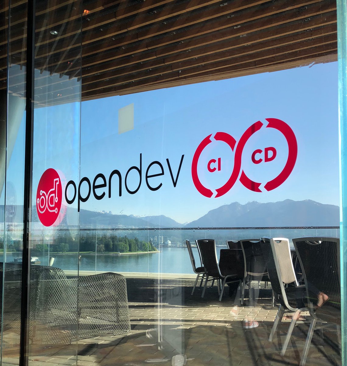 opendevconf's tweet photo. #OpenDevCICD keynotes kickoff this morning at 9! Seats are filling up fast, so hurry up to level 3 to grab a seat! https://t.co/G5obfu7zRk
