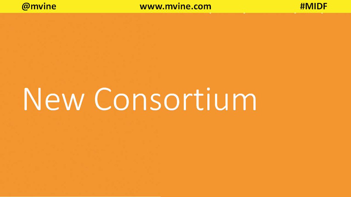 Mvine's tweet image. #MIDF A new Consortium for digital identity that will deliver - at pace - ubiquitous, Verify compliant and truly interoperable services to citizens has been launched, says Frank Joshi.