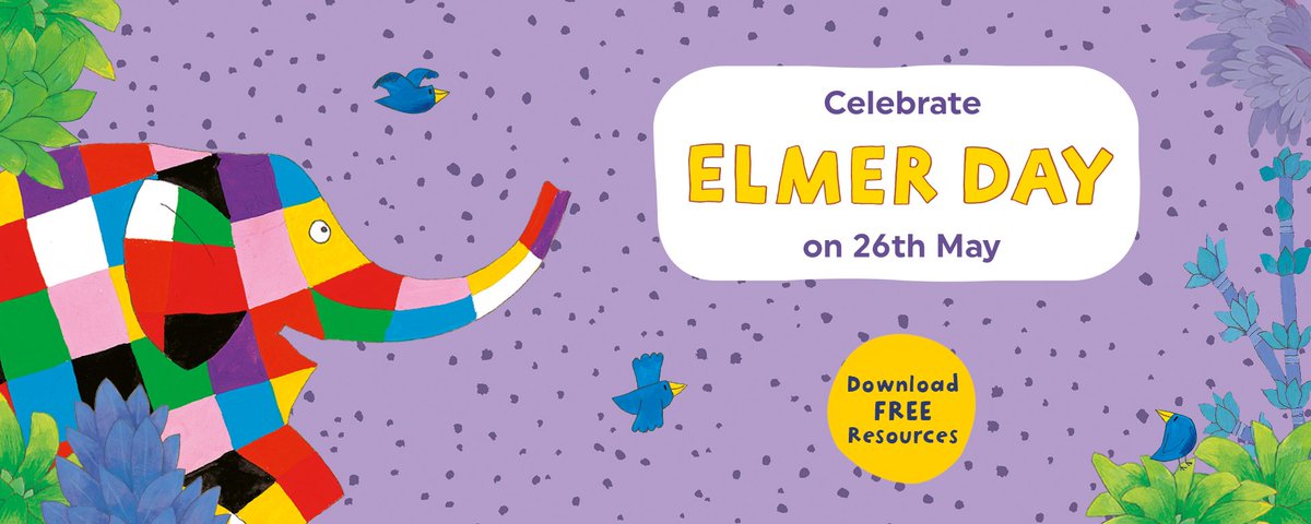 What will YOU be doing to celebrate the nation's favourite elephant? There will be hundreds of Elmer Day events happening across the country on Saturday 26th May and throughout half term, turning the whole nation patchwork! Here's how to get involved. worldbookday.com/2018/05/celebr…