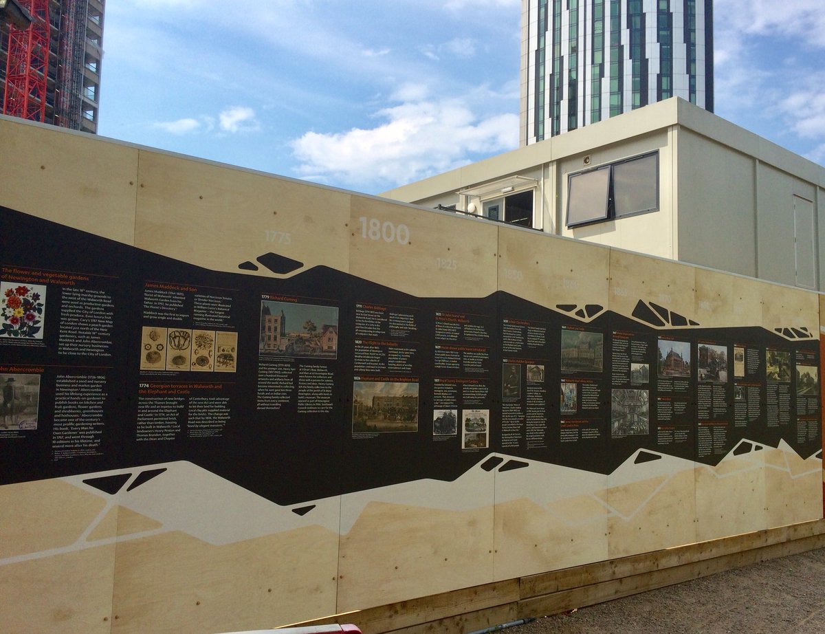 The #ElephantandCastle timeline is finally going up <a href="/dianacochrane/">dianacochrane</a> <a href="/SwkHeritage/">Southwark Heritage</a>