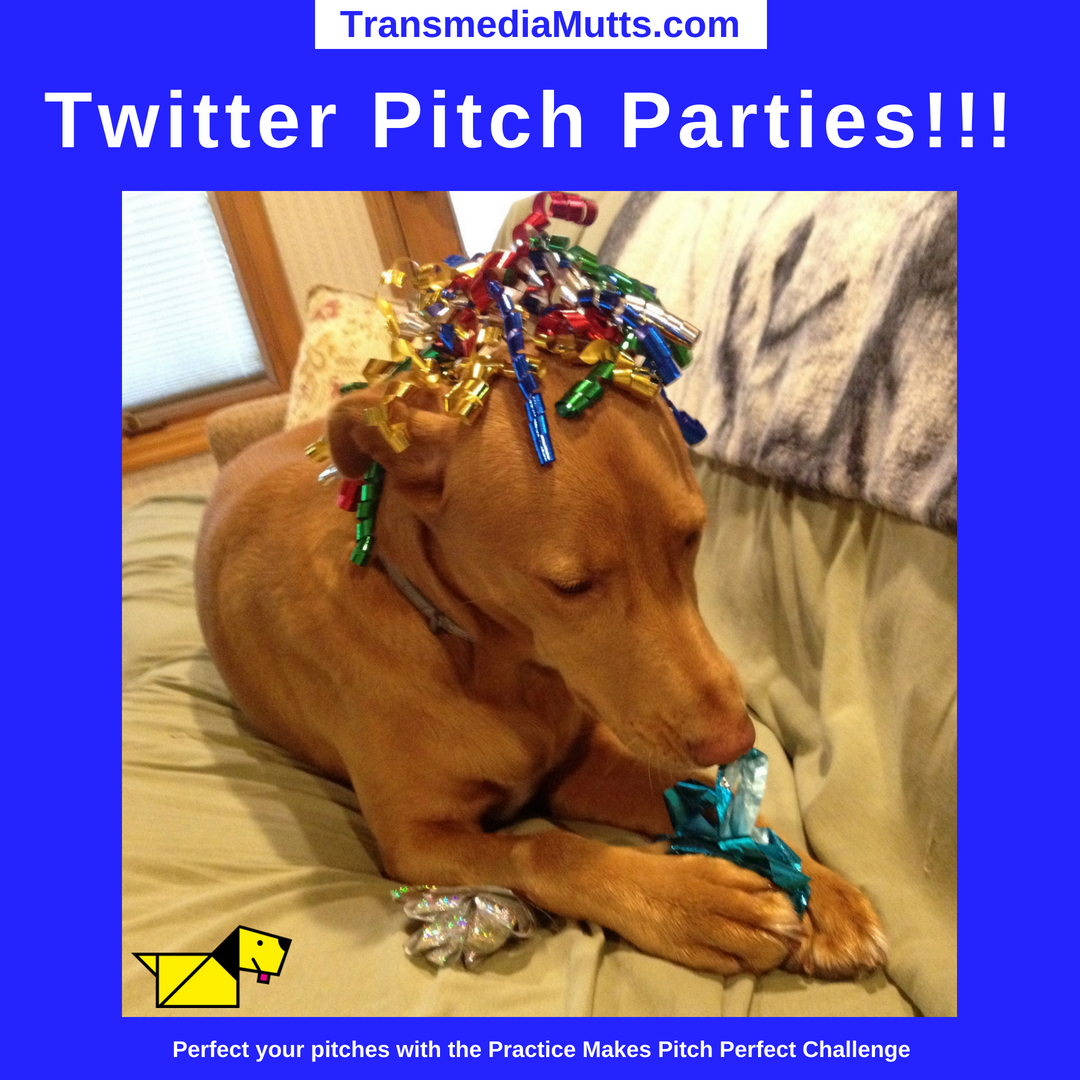 TransmediaMutts's tweet photo. There are 4 Twitter pitch parties happening in June: #PitMad #PBPitch #SFFpit #FaithPitch
So stop by @ayaplit to learn about the Practice Makes Pitch Perfect Challenge to help you prepare. Plus enter to win a huge book #giveaway! 

https://t.co/yCydCkYvx9 https://t.co/PEP1b7KSqp