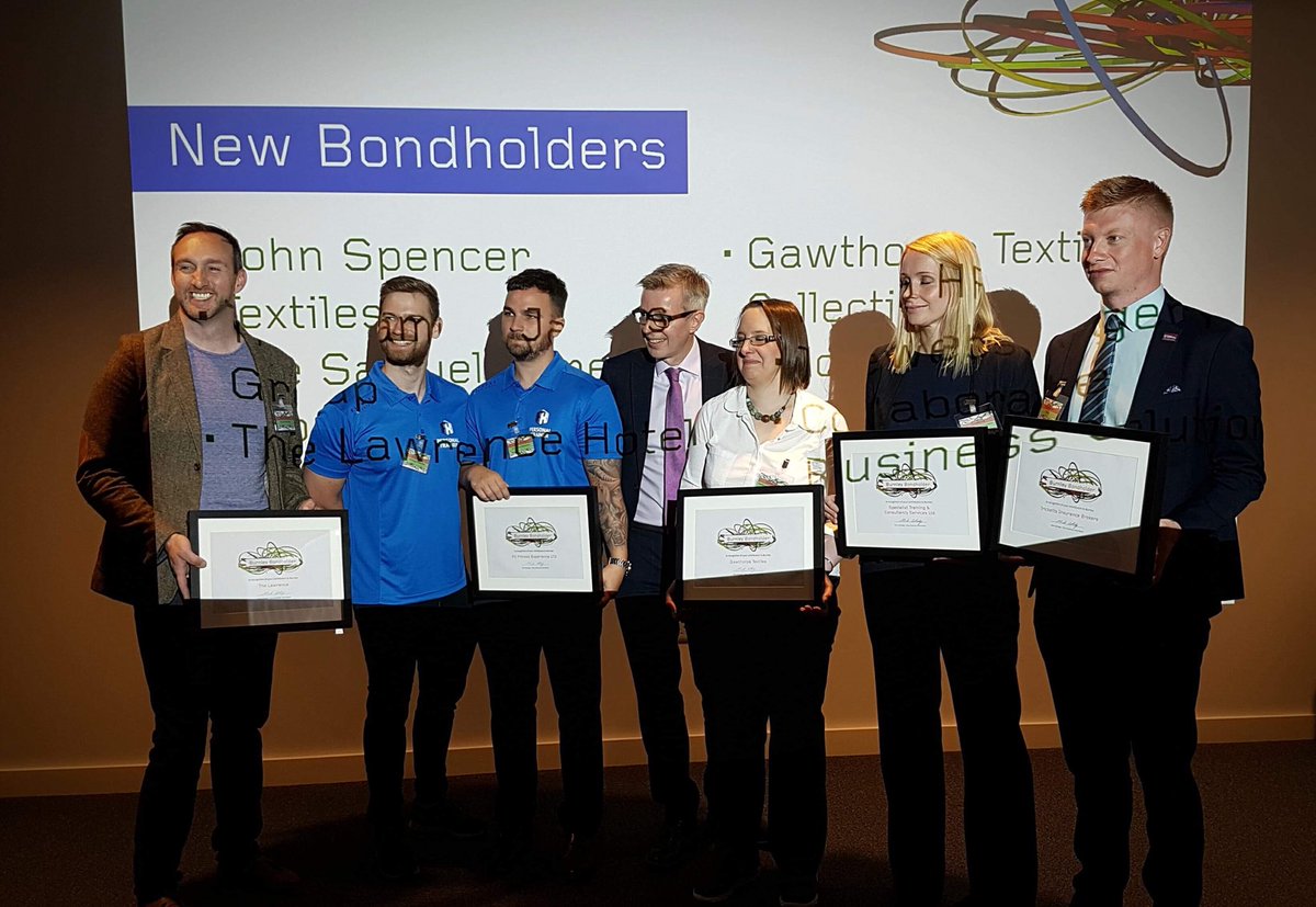 New Bondholders receiving a warm welcome at this morning’s event, <a href="/TheFXcentre/">Fitness Experience</a> <a href="/RBKS_Textiles/">Gawthorpe Textiles</a> @TheLawrenceUK <a href="/jamestricketts/">Tricketts Insurance</a> plus Specialist Training and Consultancy, picture by <a href="/SocialSam/">Sam Keenan</a>