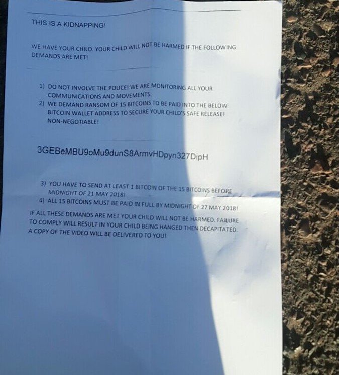 News24's tweet photo. Kidnappers demand bitcoin ransom, valued at R1.5m, for abducted teen Kathlego Marite 

https://t.co/Vb7EAfBHRC https://t.co/fv3taPvANj