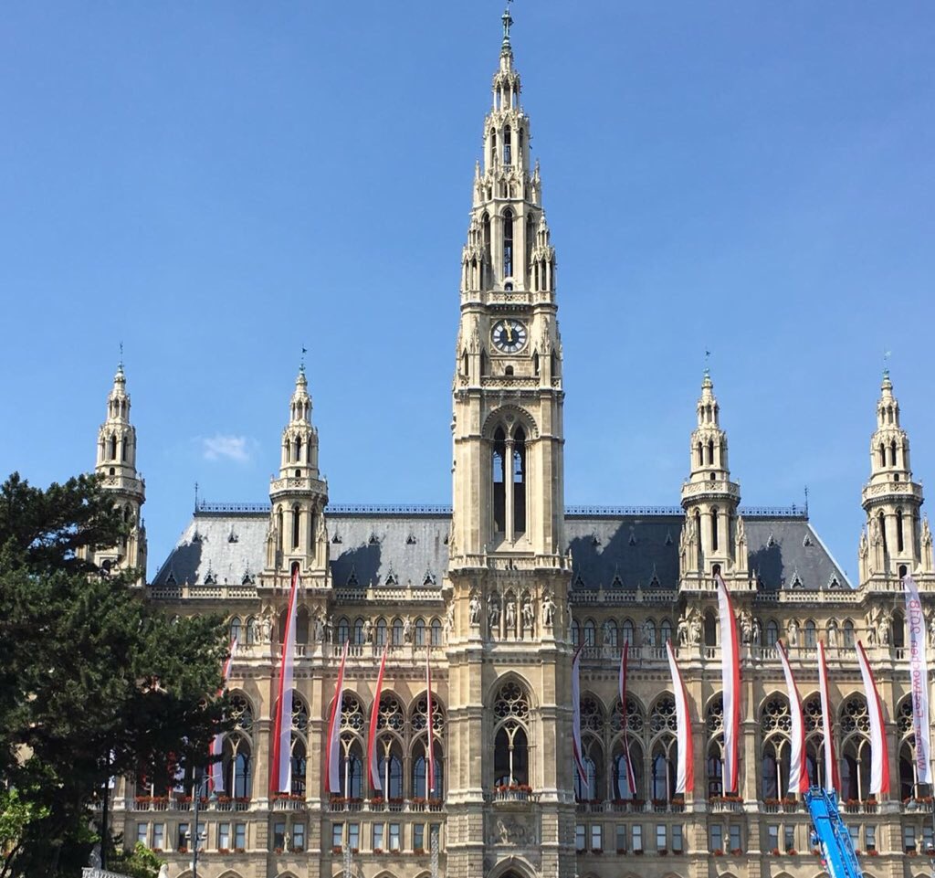 MFA_Austria's tweet photo. Heute findet im Wiener Rathaus die Konferenz „Vienna+25: Building Trust – Making Human Rights a Reality for All“ statt. #vienna25 Weitere Informationen zur Konferenz und zum Programm erhalten Sie online unter: https://t.co/ETvVOa0eeH https://t.co/bYIJ7g6Vo8