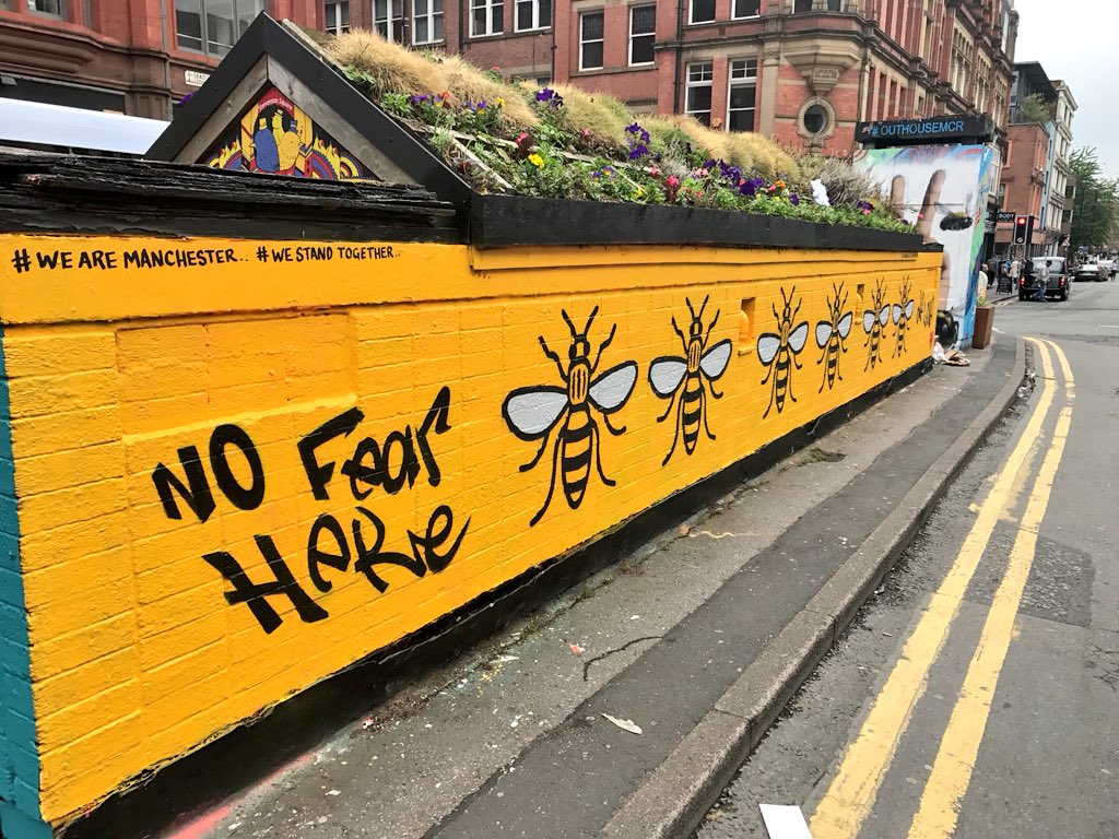 Today, we remember. Stay strong our kid 🐝 #Manchester #WeStandTogether