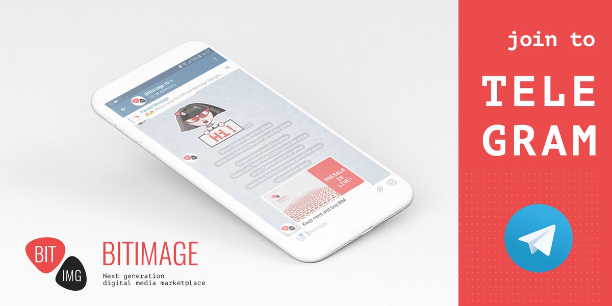 Have you already join our #Telegram channel? Do not hesitate to ask any questions and share your thoughts with the #community: bit.ly/BitImageTelegr…

#BIM #buytoken #cryptopeople