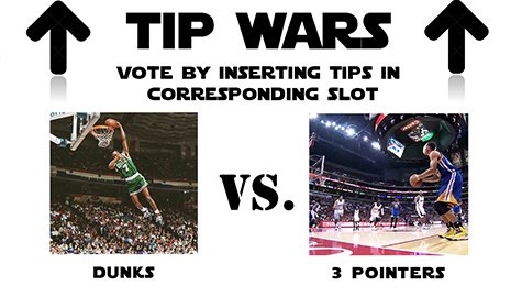 rockettruck's tweet image. Today's Tip War may go in and out . . .

#TipWars #SlamDunks #3Pointers #Basketball #NBA