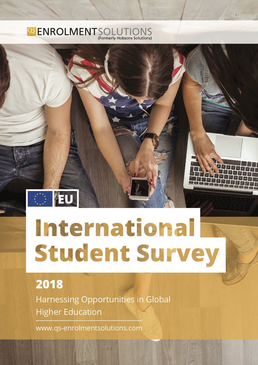 As #EUPRIO2018 prepares for its Sevilla conference on the digital transformation of #highered communications, we look at the new @QSEnrolmentS report on how #intled students use #socialmedia to research studying abroad: euprio.eu/social-media-h…