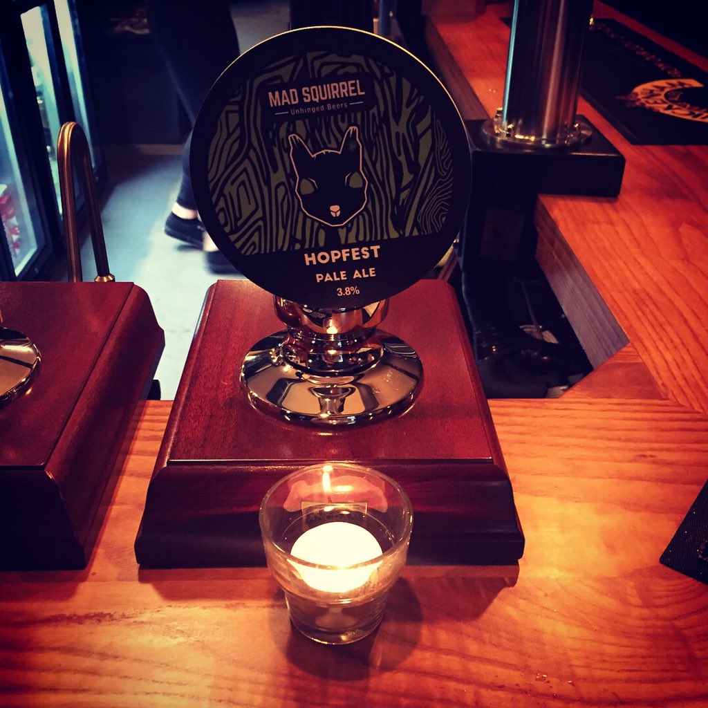 fox_twickenham's tweet photo. Cracking line up at The Fox. @twickenhamales Spring Ale, @madsquirrelbrew Hopfest &amp; @eastlondonbrew Foundation Bitter https://t.co/EMaedaPFkO