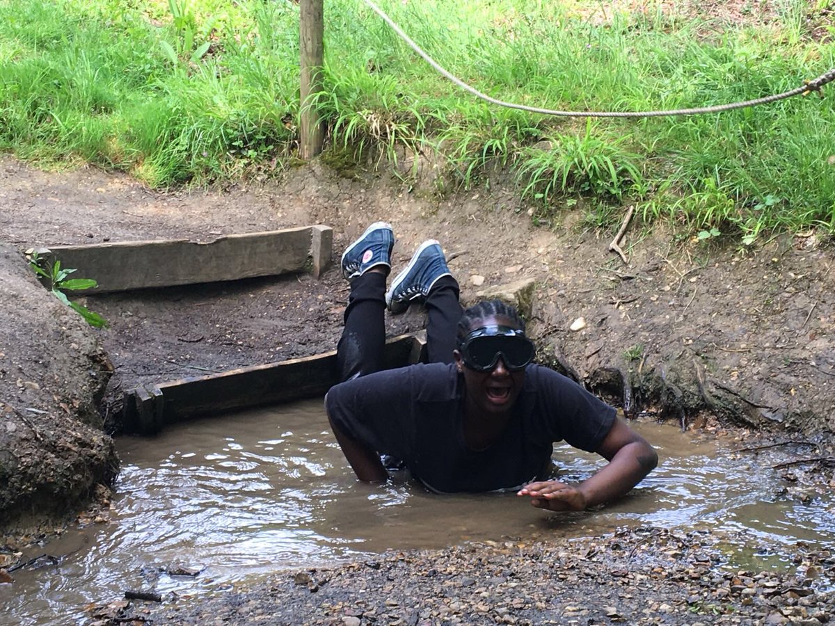 StAndrewsSW9's tweet photo. From earlier: Miss Emma and Miss Bento’s group enjoyed the Sensory Trail. And by enjoyed, we mean “Got covered in mud whilst taking part in..” https://t.co/Ki4JKsQW8k