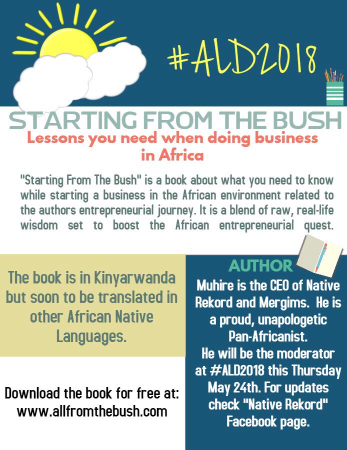 NRekord's tweet image. Don’t miss! The book is free at allfromthebush.com #ALD2018 #PAMWeek RwOT